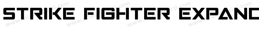 Strike Fighter Expanded Expanded字体转换